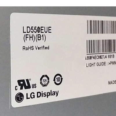 এলসিডি ডিজিটাল সাইনেজের জন্য LVDS LD550EUE-FHB1 LCD প্যানেল 55 ইঞ্চি