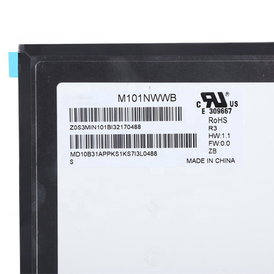 ইন্ডাস্ট্রিয়াল এলসিডি প্যানেল ডিসপ্লের জন্য IVO M101NWWB R3 1280x800 IPS 10.1 ইঞ্চি LCD ডিসপ্লে