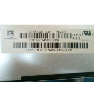 18.5 ইঞ্চি G185BGE-L01 ইন্ডাস্ট্রিয়াল LCD প্যানেল ডিসপ্লে 1366×768