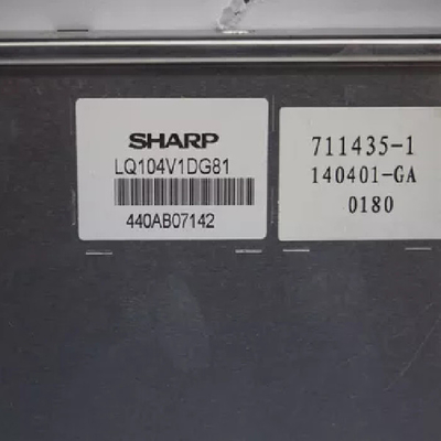 মনিটরের জন্য 10.4 ইঞ্চি ইন্ডাস্ট্রিয়াল LCD ডিসপ্লে স্ক্রীন প্যানেল LQ104V1DG81