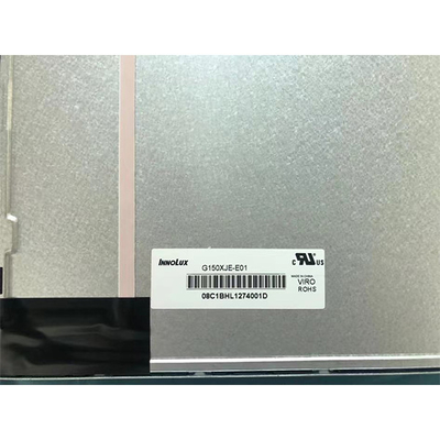 15 ইঞ্চি G150XJE-E01 ইন্ডাস্ট্রিয়াল LCD প্যানেল ডিসপ্লে সম্পূর্ণ ভিউ