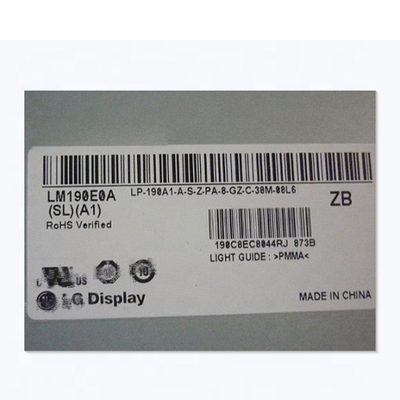 আসল 19.0 ইঞ্চি LM190E0A-SLA1 LM190E0A(SL)(A1) LCD ডিসপ্লে স্ক্রীন