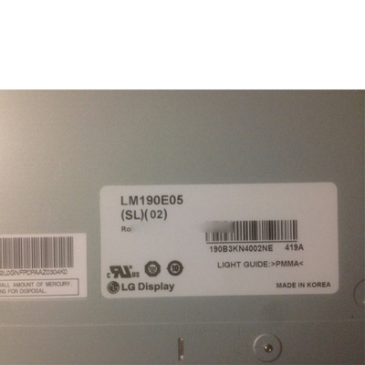 LG LM190E05-SL02 LVDS tft lcd মনিটরের জন্য 19.0 ইঞ্চি