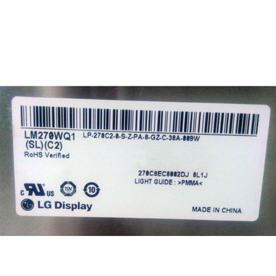 LM270WQ1-SLC2 LG 27.0 ইঞ্চি LCD টিভি মনিটর প্যানেল