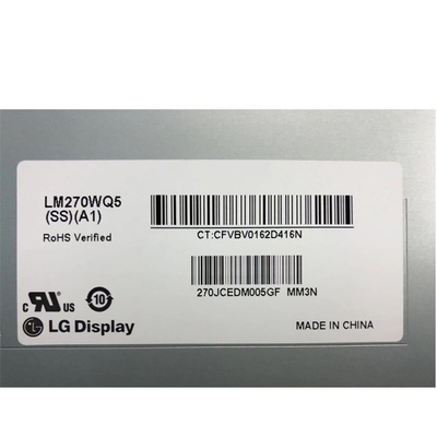 Dell U2717D মনিটর প্যানেলের জন্য LM270WQ5-SSA1 LCD স্ক্রিন 27 ইঞ্চি