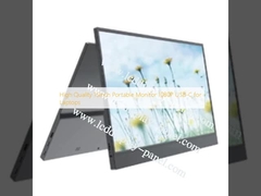 ল্যাপটপের জন্য উচ্চ মানের 15 ইঞ্চি পোর্টেবল মনিটর 1080P ইউএসবি-সি