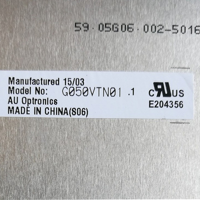 G050VTN01.1 এর জন্য 5.0 ইঞ্চি 800(RGB)×480 LCD ডিসপ্লে স্ক্রীন প্যানেল