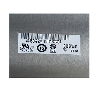 G085VW01 V3 ব্র্যান্ড নিউ অরিজিনাল 8.5 ইঞ্চি 800(RGB)×480 LCD ডিসপ্লে প্যানেল AUO-এর জন্য শিল্প সরঞ্জামের জন্য