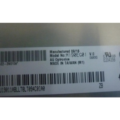 19.0 ইঞ্চি 1280(RGB)×1024 গেম ডিসপ্লে M190EG01 V00 lcd স্ক্রীন ডিসপ্লে