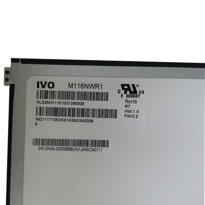 M116NWR1 R7 IVO 11.6 ইঞ্চি LCD ল্যাপটপ স্ক্রীন 30PIN EDP 1366X768 HD Lenovo C21e S21E এর জন্য