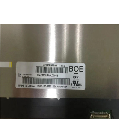 ল্যাপটপ স্ক্রিনের জন্য RGB 1920X1080 14.0 ইঞ্চি TFT LCD মডিউল NE140FHM-N61