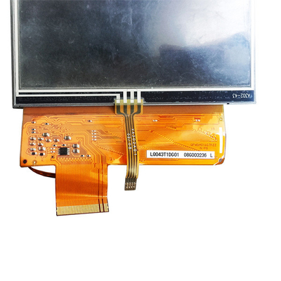 টাচ স্ক্রীন সহ 4.3 ইঞ্চি RGB 480x272 LCD ডিসপ্লে স্ক্রীন LQ043T1DG01 LCD মডিউল
