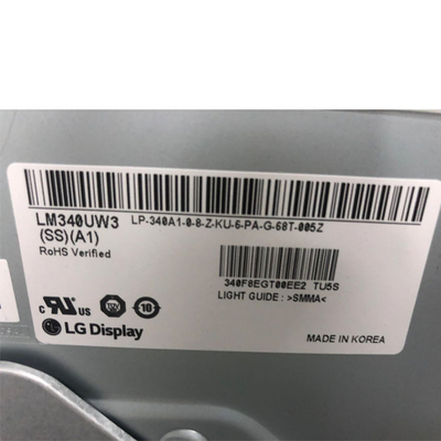 LM340UW3-SSA1 LCD ডিসপ্লে স্ক্রীন 34.0 ইঞ্চি 4K 21/9 কার্ভড LCD প্যানেল