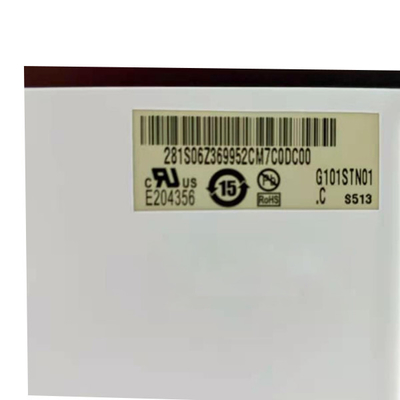 G101STN01.C 1024*600 ডিসপ্লে সহ LVDS LCD প্যানেল স্ক্রীন ইন্ডাস্ট্রিয়াল অ্যাপ্লিকেশনের জন্য