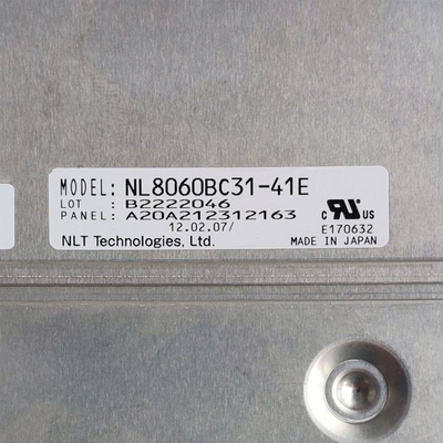 12.1 ইঞ্চি 82ppi lcd স্ক্রীন NL8060BC31-41E 800*600 WLED TFT 20pin CMOS lcd ডিসপ্লে