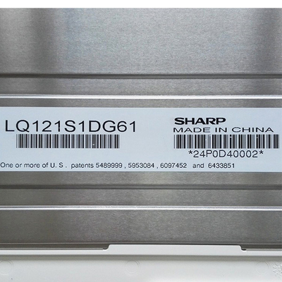 শার্পের জন্য 12.1 ইঞ্চি 82ppi lcd স্ক্রীন LQ121S1DG61 LCD প্যানেল প্রতিস্থাপন