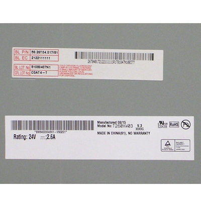 AUO এর জন্য T260XW03 V3 30 পিন 26 ইঞ্চি LCD স্ক্রীন 1366*768