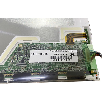 শিল্প সরঞ্জামের জন্য 12.1 ইঞ্চি 82ppi lcd স্ক্রিন LTD121C33S TFT CCFL LCD প্যানেল ডিসপ্লে