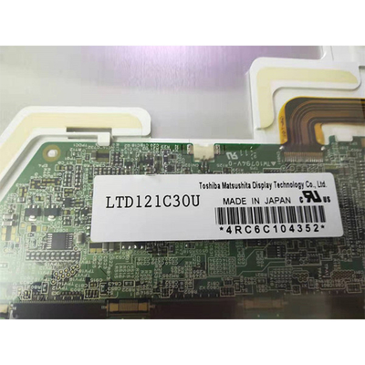 12.1 ইঞ্চি TFT LCD ডিসপ্লে RGB 800×600 SVGA 82ppi CMOS সংযোগকারী LTD121C30U