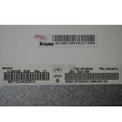 Innolux উল্লম্ব স্ট্রাইপ 15.6 ইঞ্চি LCD প্যানেল N156HGE-EAB 30 পিন ল্যাপটপ LCD স্ক্রিন