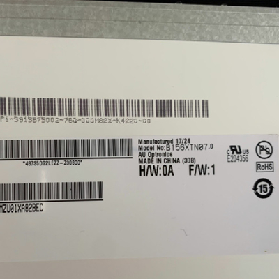 AUO উল্লম্ব স্ট্রাইপ 15.6 ইঞ্চি LCD প্যান B156XTN07.0 HW0A LCD স্ক্রিন