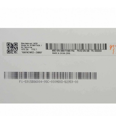 AUO উল্লম্ব স্ট্রাইপ 15.6 ইঞ্চি LCD প্যান B156HTN06.1 1920*1080 141PPI