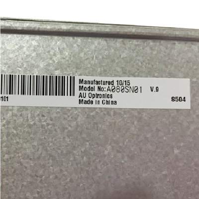 RGB উল্লম্ব স্ট্রাইপ A080SN01 V9 800*600 LCD স্ক্রীন