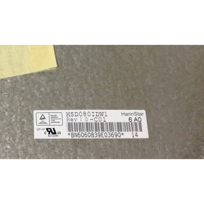 নতুন অরিজিনাল কার GPS নেভিগেশন 8.0 ইঞ্চি TFT Hannstar HSD080IDW1-C01 LCD ডিসপ্লে স্ক্রীন প্যানেল