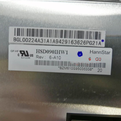 Hannstar HSD090IHW1-A10 1280*720 9.0 ইঞ্চি IPS TFT LCD মডিউল স্ক্রীন