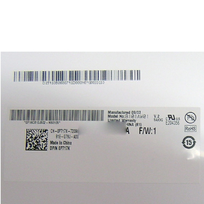 B101AW01 V0 HW5A AUO 10.1 ইঞ্চি রেজোলিউশন 1024*576 Lcd স্ক্রীন সহ