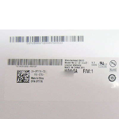 B101AW01 V2 HW5A 1024*576 40 পিন LCD ডিসপ্লে TFT মডিউল