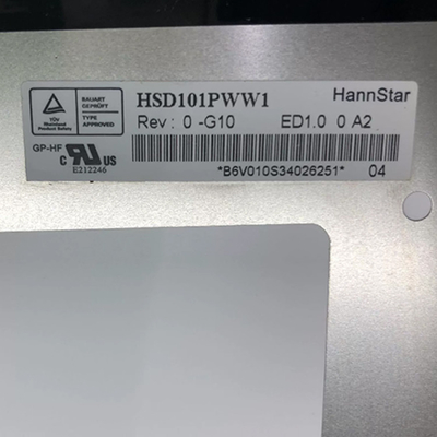 HannStar 10.1 ইঞ্চি Lcd ডিসপ্লে প্যানেল 1280*800 LVDS HSD101PWW1-G10 lcd স্ক্রীন মডিউল