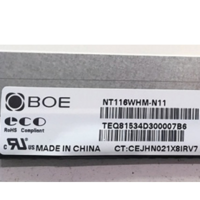 Lenovo এর জন্য 11.6 ইঞ্চি ল্যাপটপ স্ক্রীন NT116WHM-N11 HD ম্যাট 30pin TN LCD স্ক্রীন প্যানেল