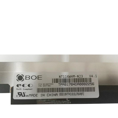 NT116WHM-N23 ল্যাপটপ LCD স্ক্রীন 11.6 ইঞ্চি 60HZ EDP 30 পিন স্লিম TN গ্লসি BOE এর জন্য