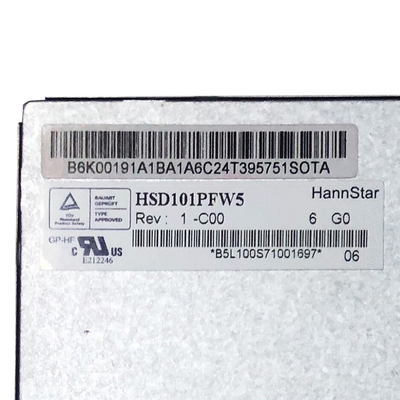 Hannstar HSD101PFW5-C00 LVDS 1024*600 10.1 ইঞ্চি IPS TFT LCD মডিউল স্ক্রীন