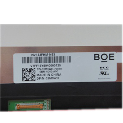 BOE NV133FHM-N63 1920x1080 FHD IPS প্যানেল 13.3 ইঞ্চি স্লিম লেড ল্যাপটপ স্ক্রীন