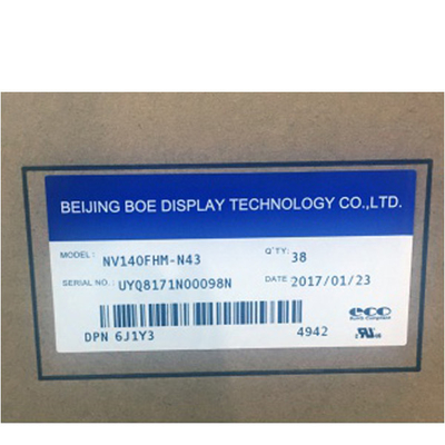 ম্যাট FHD 14.0 ইঞ্চি IPS ল্যাপটপ LCD ডিসপ্লে স্ক্রীন NV140FHM-N43 1920*1080 প্যানেল