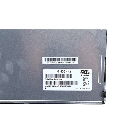 LVDS Lcd TN ডিসপ্লে স্ক্রীন 15.0 ইঞ্চি 1024*768 M150GNN2 R2 20pin শিল্পের জন্য