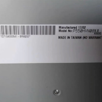 P550HVN08.0 এর জন্য 55.0 ইঞ্চি 1920*1080 আউটডোর হাই ব্রাইটনেস LCD ডিসপ্লে স্ক্রীন