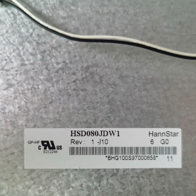 HSD080JDW1-J10 8.0 ইঞ্চি ইন্ডাস্ট্রিয়াল LCD প্যানেল ডিসপ্লে 800*480 LCD স্ক্রীন