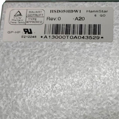 HannStar 5.0 ইঞ্চি 800*480 RGB LCD স্ক্রীন ডিসপ্লে প্যানেল HSD050IDW1-A20