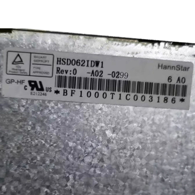 6.2 ইঞ্চি 800*480 রেজোলিউশন LCD প্যানেল স্ক্রিন HSD062IDW1-A02-0299