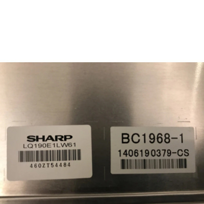 19 ইঞ্চি 1280*1024 86PPI LQ190E1LW61 TFT LCD ডিসপ্লে মডিউল প্যানেল