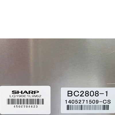 ইন্ডাস্ট্রিয়াল প্যানেল 1280x1024 IPS 19 ইঞ্চি LCD প্যানেল LQ190E1LW62
