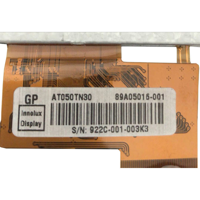 AT050TN30 LCD স্ক্রীন ডিসপ্লে 5.0 ইঞ্চি RGB 480×272 WQVGA 109PPI