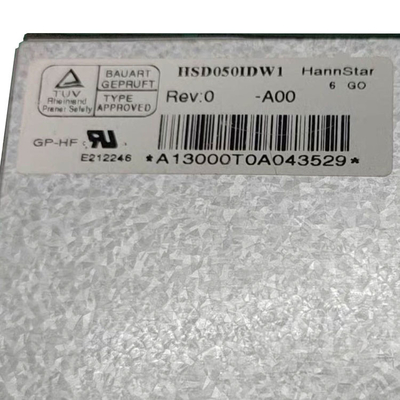 HannStar HSD050IDW1-A00 5 ইঞ্চি LCD প্যানেল RGB 800*480 WVGA 188PPI