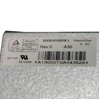 5.0 ইঞ্চি LCD ডিসপ্লে মডিউল 800*480 TFT LCD স্ক্রীন HSD050IDW1-A30