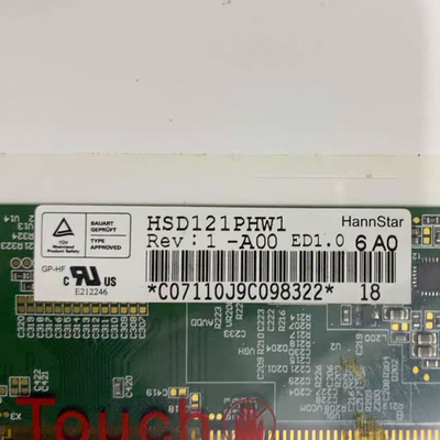 12.1 ইঞ্চি 1366*768 40 পিন HSD121PHW1-A00 এলসিডি প্যানেল প্রদর্শন