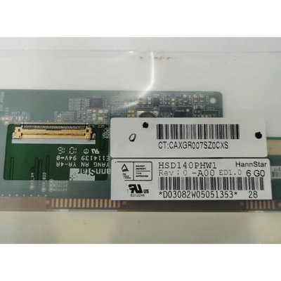 HSD140PHW1-A00 এলসিডি ডিসপ্লে প্যানেল 14.0 ইঞ্চি 1366 * 768 এলসিডি স্ক্রিন