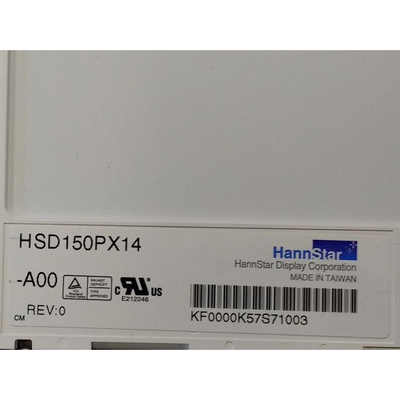 15.0 ইঞ্চি টিএফটি এলসিডি ডিসপ্লে HSD150PX14-A00 30 পিন 1024*768 টিএফটি এলসিডি স্ক্রিন
